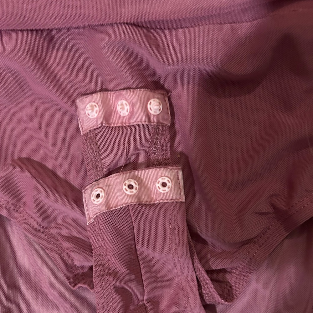 Princess Polly Ruched Long Sleeve Bodysuit - Mauve - Picture 3 of 6